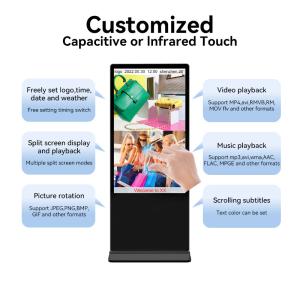 Buy cheap 32 Inch Totem Digital Lcd Display Signage Information Monitors Touch Screen from wholesalers