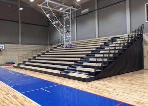 Quality Travelling Retractable Seating System / Plywood Deck Movable Stadium Seating for sale