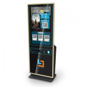 Quality Floor Standing Bill Payment Tickets Advertising Screen ATM Hospital Kiosks With TFT LCD Display for sale