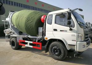 China 4CBM Ready Mix Concrete Mixer Trucks 4000 Liters , 4X2 Mini FORLAND Self Mixing Concrete Truck on sale