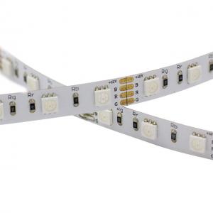 Quality Full color IC led strip 18w / m built - in IC 5050 Flexible LED Strip Lights with 3m tape on the back for sale