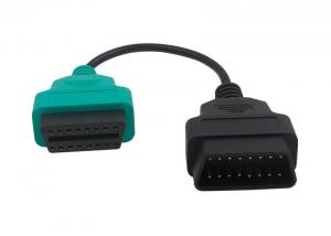 Quality High Accuracy OBDII OBD2 Extension Cable 26AWG Obd Extension Lead for sale