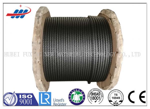 Buy Bright Steel High Strength Wire Rope For Speed Limiter , Right / Left Lay Wire Rope at wholesale prices