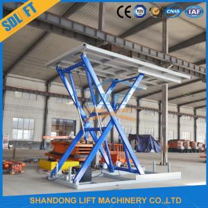 China 3M 3Tons Hydraulic Scissor Car Lift For Basement Car Parking Lift Home Use on sale