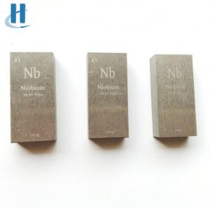 China Pure Niobium Cube Niobium Metal 99.99 Pure Niobium Lump Ingot For Industry on sale