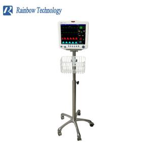 Quality Mobile Medical Hospital Patient Monitor Fetal Monitor Trolley Cart for sale