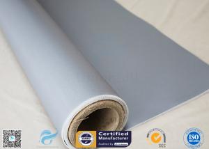 Quality Non Flammable E-Glass Fiber 590g Double - Sides Silicone Coated Fiberglass Fabric for sale