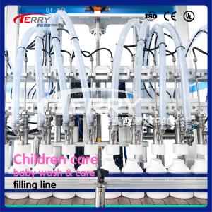 China PLC Control Thick Liquid Dishwashing Liquid Filling Machine 300-1000ml on sale