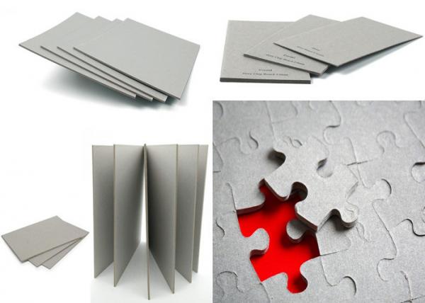Buy 1200gsm / 2.04mm folding resistance Gray Paperboard / one layer Grey Back Board at wholesale prices