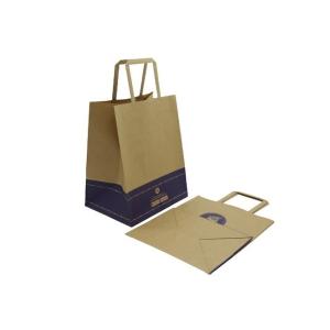 China Customized OEM Kraft Paper Gift Bags with Handles Brown Gift Bags Bulk Medium Size Small Business Bags Party Bags Retail Kraft Shopping Bags on sale