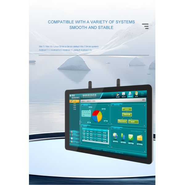 Capacitive Multi Touch Screen Panel Industry Touch Computer 13.3 Inch Tablet Pc All in One Touch Panel Pc