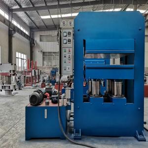 Quality 100T 5.5KW Rubber Heat Press Machine Rubber Tile Vulcanizing  Press for sale
