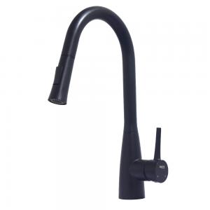 Quality Steel 304/316 Material 2 Way CUPC Black Pull Down Kitchen Faucet Water Tap Kitchen Mixer Faucet With Spray for sale