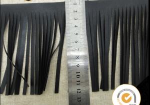 Quality customized leather tassel fringe for bag decoration , elegant fashion handmade bullion fringe for decoration for sale