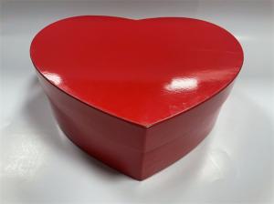 Quality Glossy Surface Paper Keepsake Box Heart Shape Paper Craft Box for sale