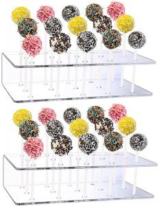 Quality Wedding Birthday Acrylic Lollipop Stands 1.2cm3 For Donut Candy Ice Cream for sale