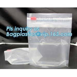 Quality Child Risistance exit bags, mylar bags, safe security bag, airproof,waterproof,Tobacco Leaf Packaging Pinch N Slide Exit for sale