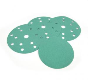 Quality High quality Green film Hook and Loop backing Sanding Discs for car for sale