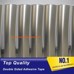Quality Ultra-thin transparent lenticular double sided roll tape PET material inkjet printer 3d lenticular double adhesive glue for sale