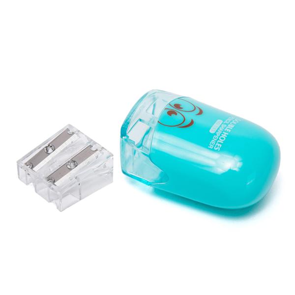 Manual Dome Cute Handheld Pencil Sharpener Pencil Barrel Double Hole