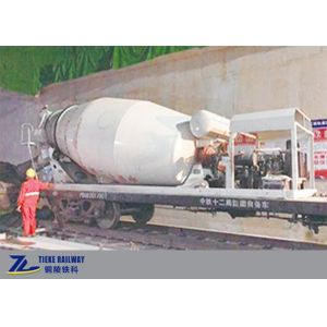 Buy cheap 38t Load Concrete Mixer Railway Freight Wagon Rail Car 80km/H from wholesalers