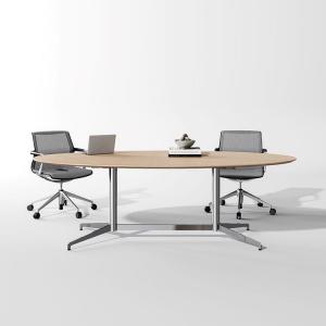 Quality 70.8 Incn Office Conference Table 4 Person Oval Boardroom Table for sale