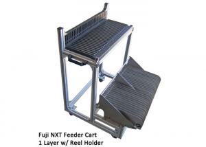 Quality Heavy-duty single layers 45 feeder slots aluminum Fuji NXT Feeder Cart for Fuji NXT tape feeder use for sale