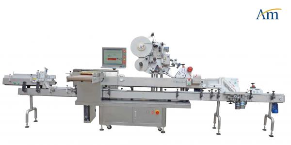 Buy Fully Automatic Sticker Labeling Machine , Vial Labeling Machine One Phase at wholesale prices