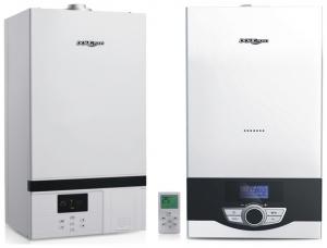 Quality Hot Water Gas Central Heating Boilers , House Boiler System With LCD Display for sale
