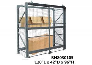 Durable Teardrop Pallet Rack Security Enclosure Pallet Storage Cage OSHA Standard