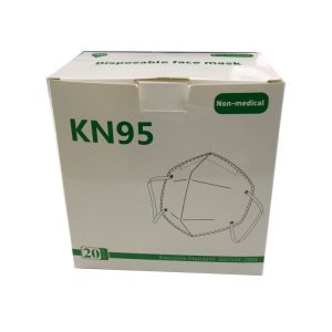 Buy cheap CMYK Recycled KN95 Face Mask Corrugated Paper Box from wholesalers