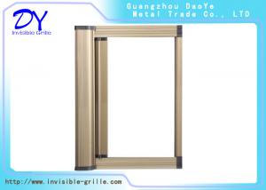 Quality 3.2m Sliding Retractable Invisible Screen Door Surface Finished for sale