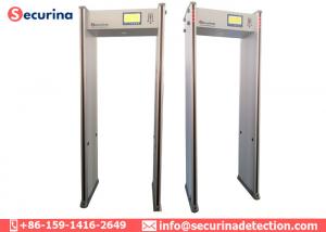 Quality 33 Zones High Sensitivity Metal Detector , Archway Security Gate For Explosive / Gun for sale