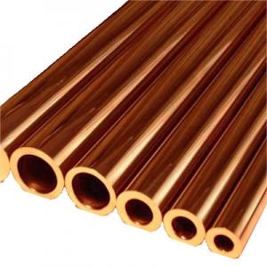 China 8mm Diameter Copper Pipe Straight C12000  Copper Material 32mm Tube Customized on sale