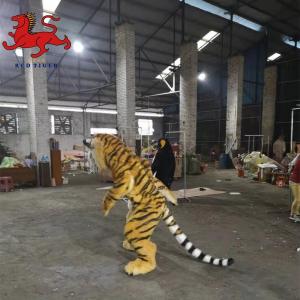 China Customized Infrared Sensor Realistic Tiger Costume Suit  For Theme Party Hire on sale