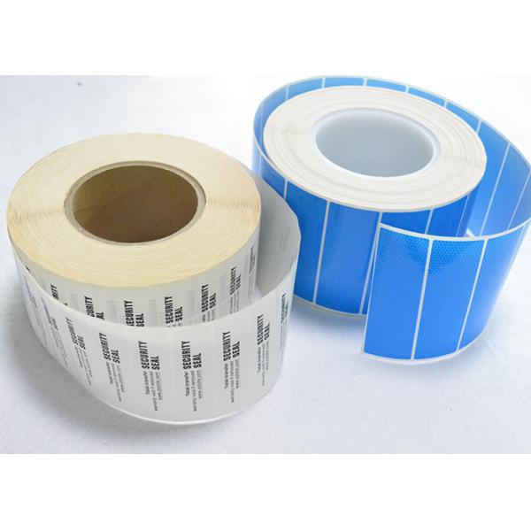 Total Transfer Void Seal Stickers , Durable Glassine Paper Security Asset Labels