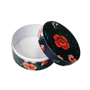 China Custom Printed Round Paper Box With Lid on sale