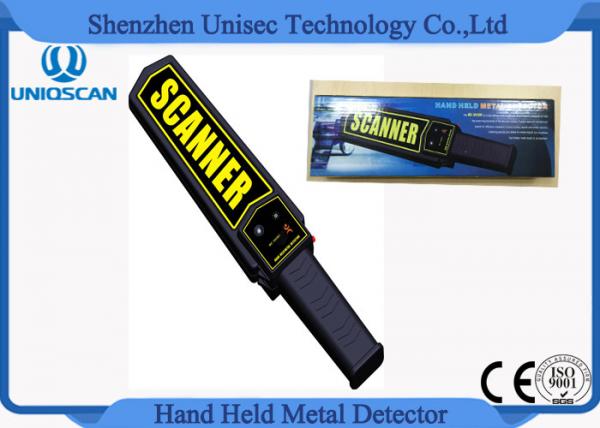 Buy MD3003B1 OEM Hand Held Metal Detector Wands For Security , Yelllow Scanner Sticker at wholesale prices