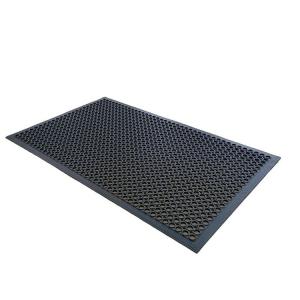 Quality E-Purchasing Brands Anti-Slip Ring Drainage Safety Rubber Mat With Beveled Edge For Outdoor Kitchen Factory for sale