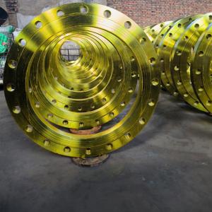 China Anti Rust Oil Steel Pipe Flange DN50 DN100 Flat Face Flange on sale