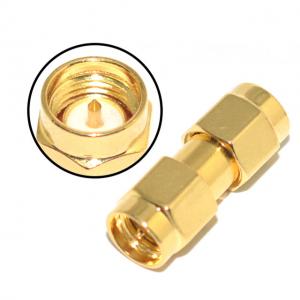 Quality Straight SMA Adapter Plug To SMA Plug Male For WiFi Signal Booster Repeaters Radio for sale