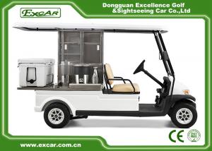 Quality 2 Passenger Electric Food Cart For Park Services With Trojan Battery for sale