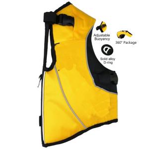 Quality Buoyancy Pet Life Vests OEM Adjustable Float Coat Dog Life Jacket For Swimming for sale