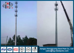China Antenna Telecommunication Towers , Monopole Antenna Tower With Platforms on sale