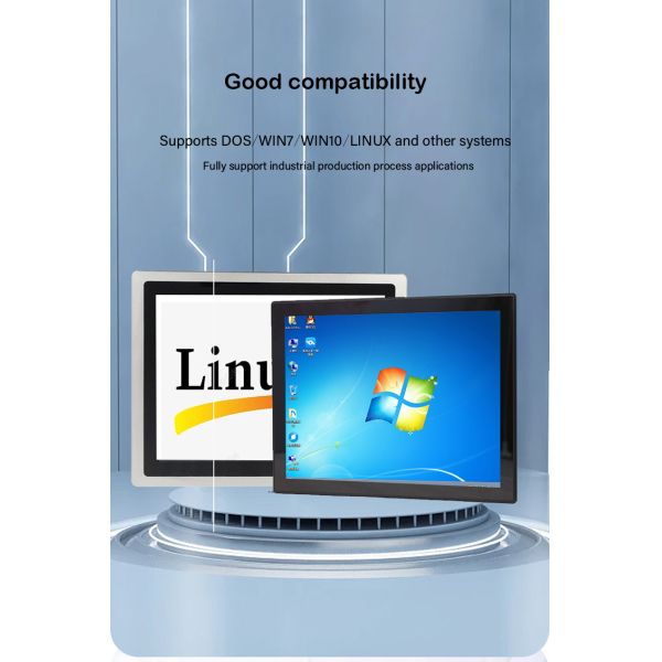 10.1inch Industrial All in One Computers with Embedded Capacitance Touch Screen Computer Fanless J4125 Industrial Panel Pc