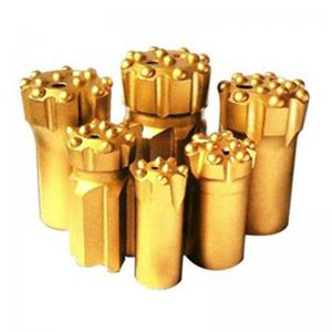 Quality Button bits T38-76 golden color drilling for marble and granite stone for sale