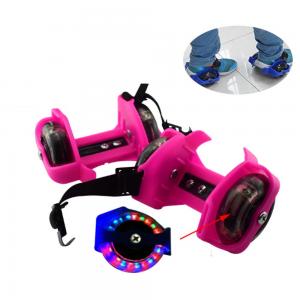 China YOBANG Pink girls Heel Wheel Skates Jet Wheelies for Shoes Adjustable Heel Skates on sale