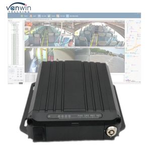 China 4G Online Video Tracking GPS Mobile DVR 1080p Sd Card 4 Channel Sim Card GPS Vehicle CCTV Camera on sale