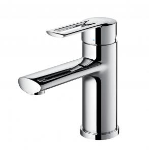 China Single Hole Wash basin Faucet  chrome Bathroom Faucet zinc handle on sale