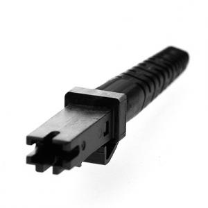 Quality Black Plastic Fiber Optic Cable Connectors , Mtrj Fiber Connector Long Life Span for sale